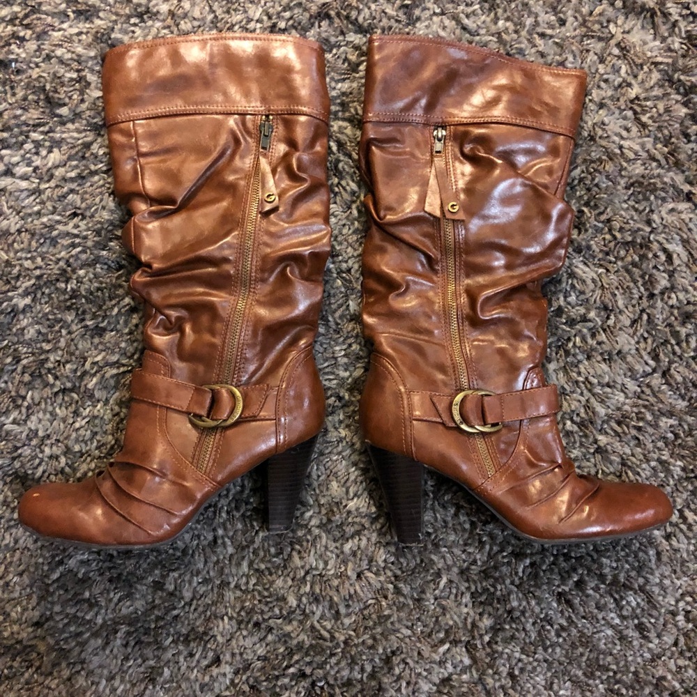 G by Guess Leather Boots